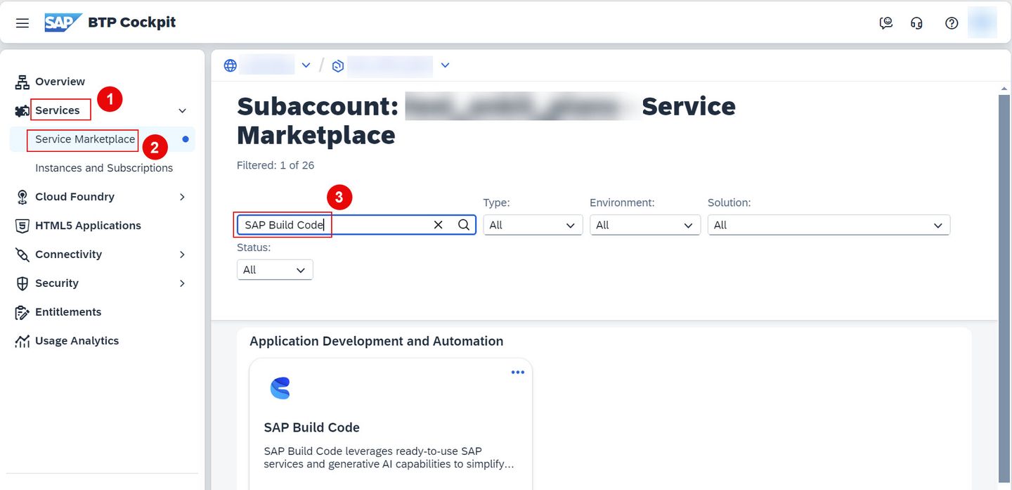 Access Service Marketplace