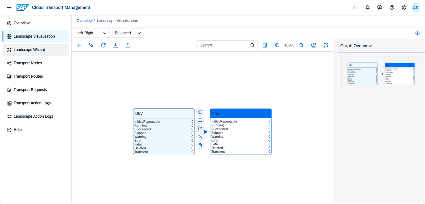 Configure transport landscape 7