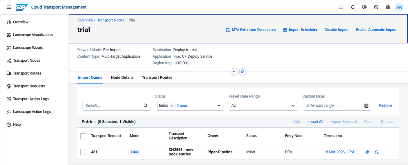 verify job and transport 06