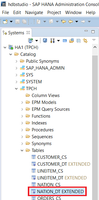 Converted to In-memory