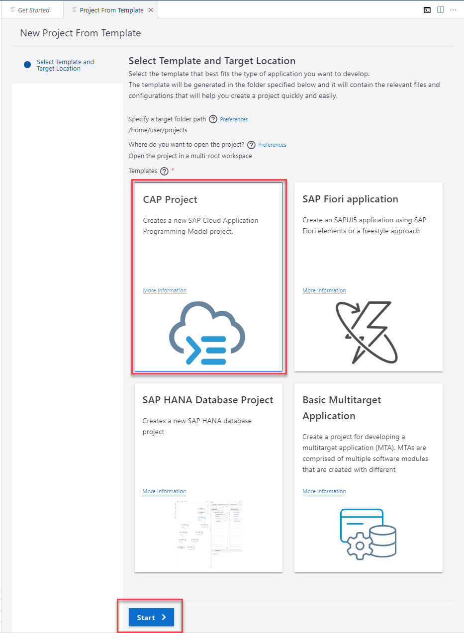 Choose CAP Project