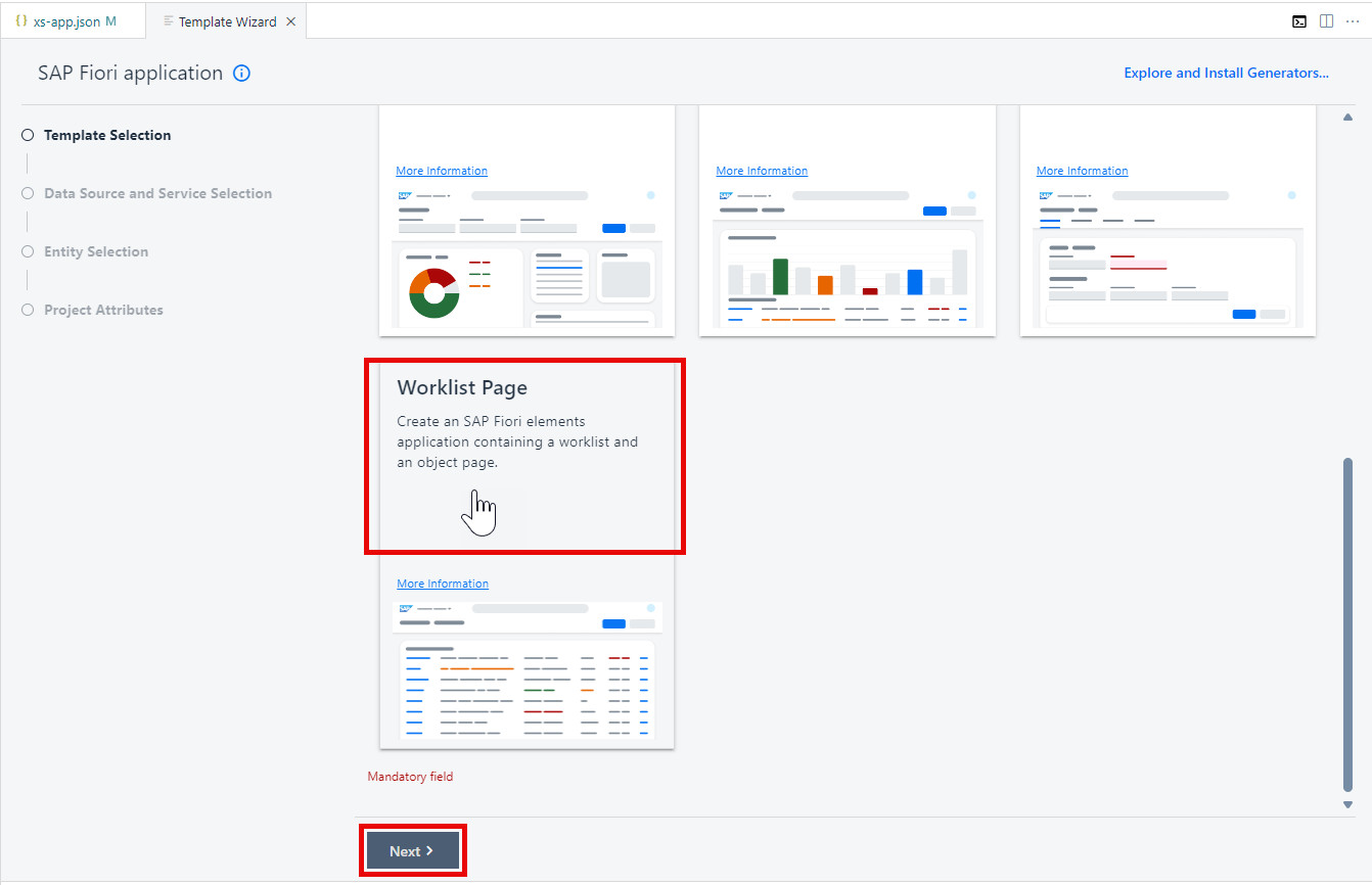 Fiori Application Type