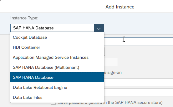 Database types