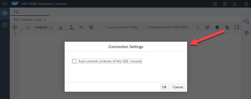turn auto-commit off