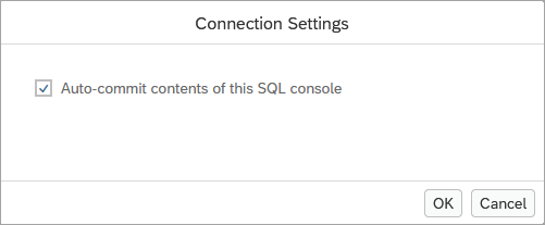 autocommit on