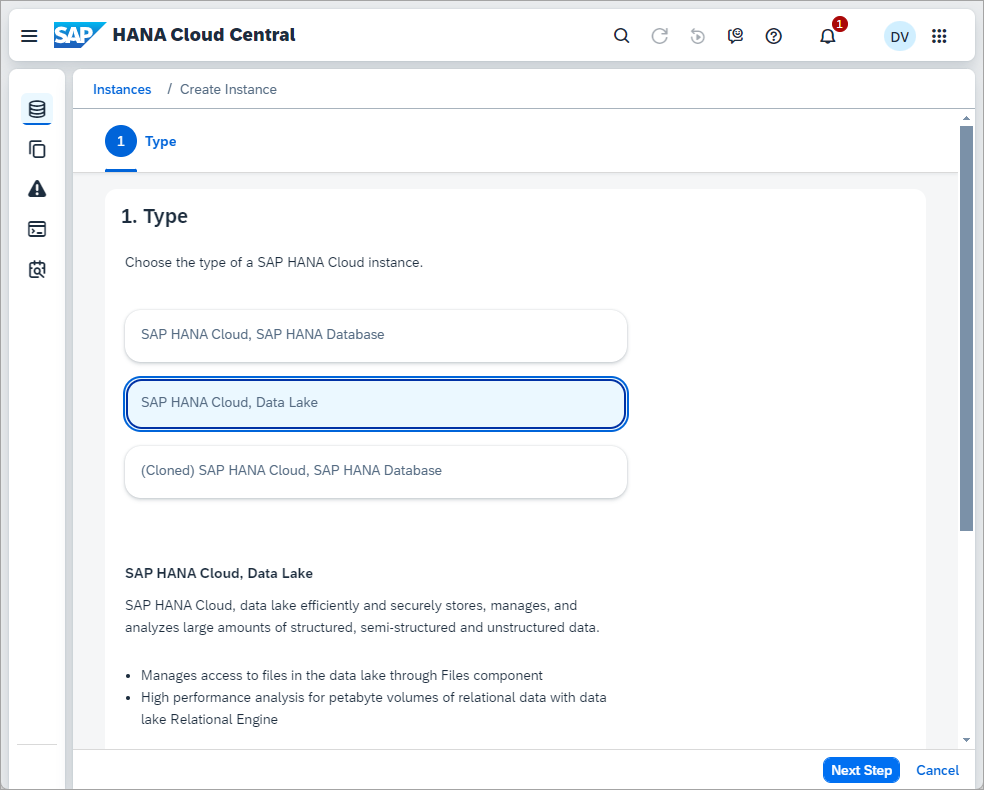 SAP HANA Cloud, Data Lake