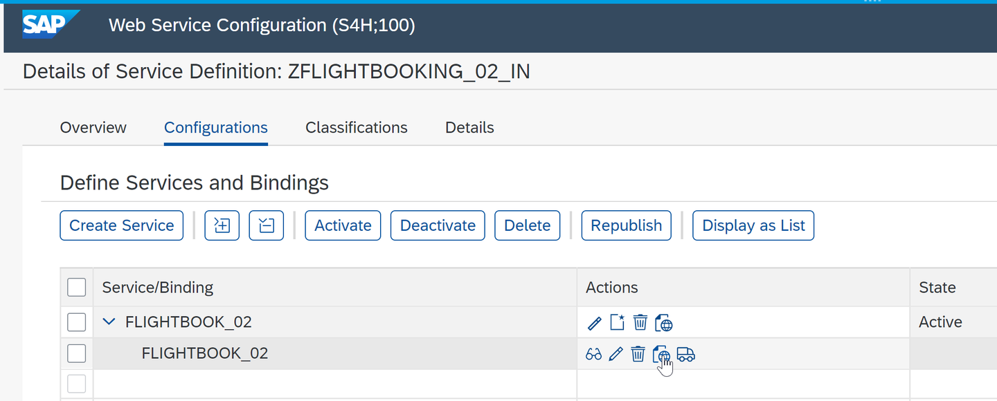 Define Services and Binding