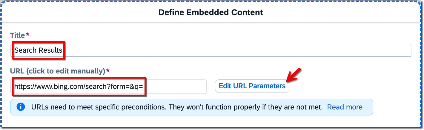 Define Embedded Content