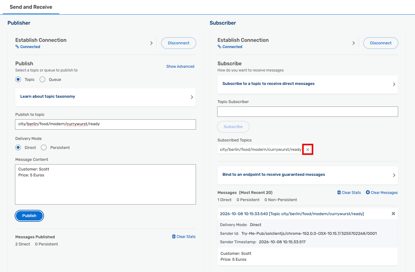 Remove subscriptions