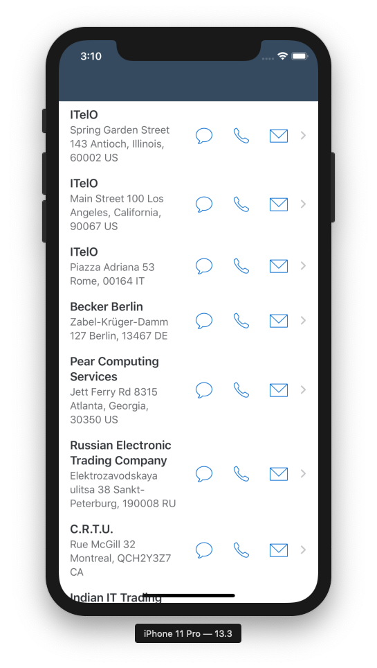 Supplier List