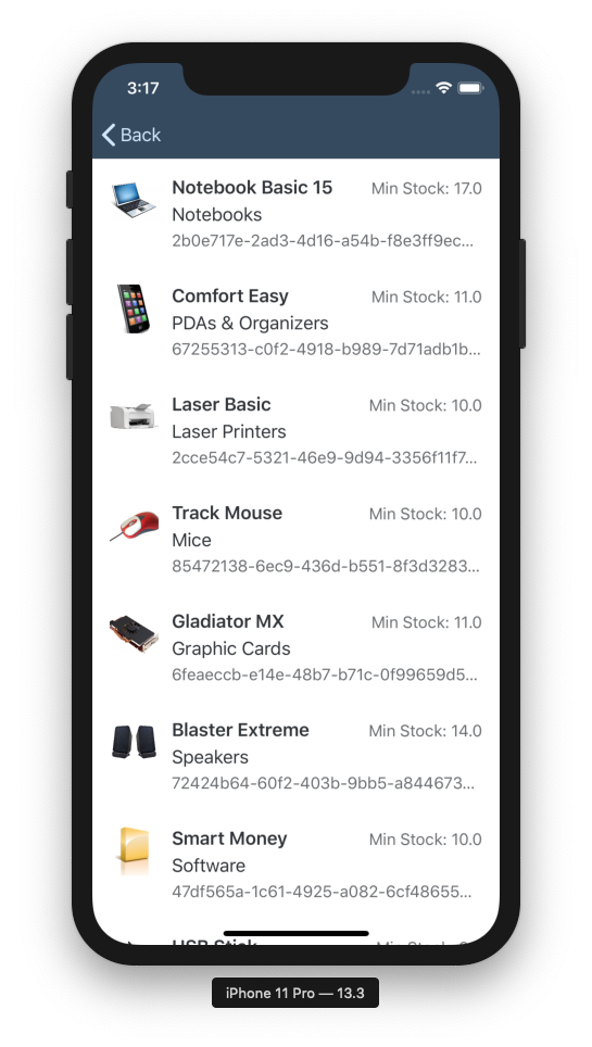 Supplier Product List
