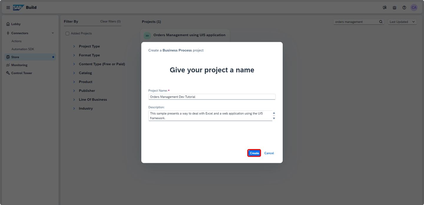 Create Project