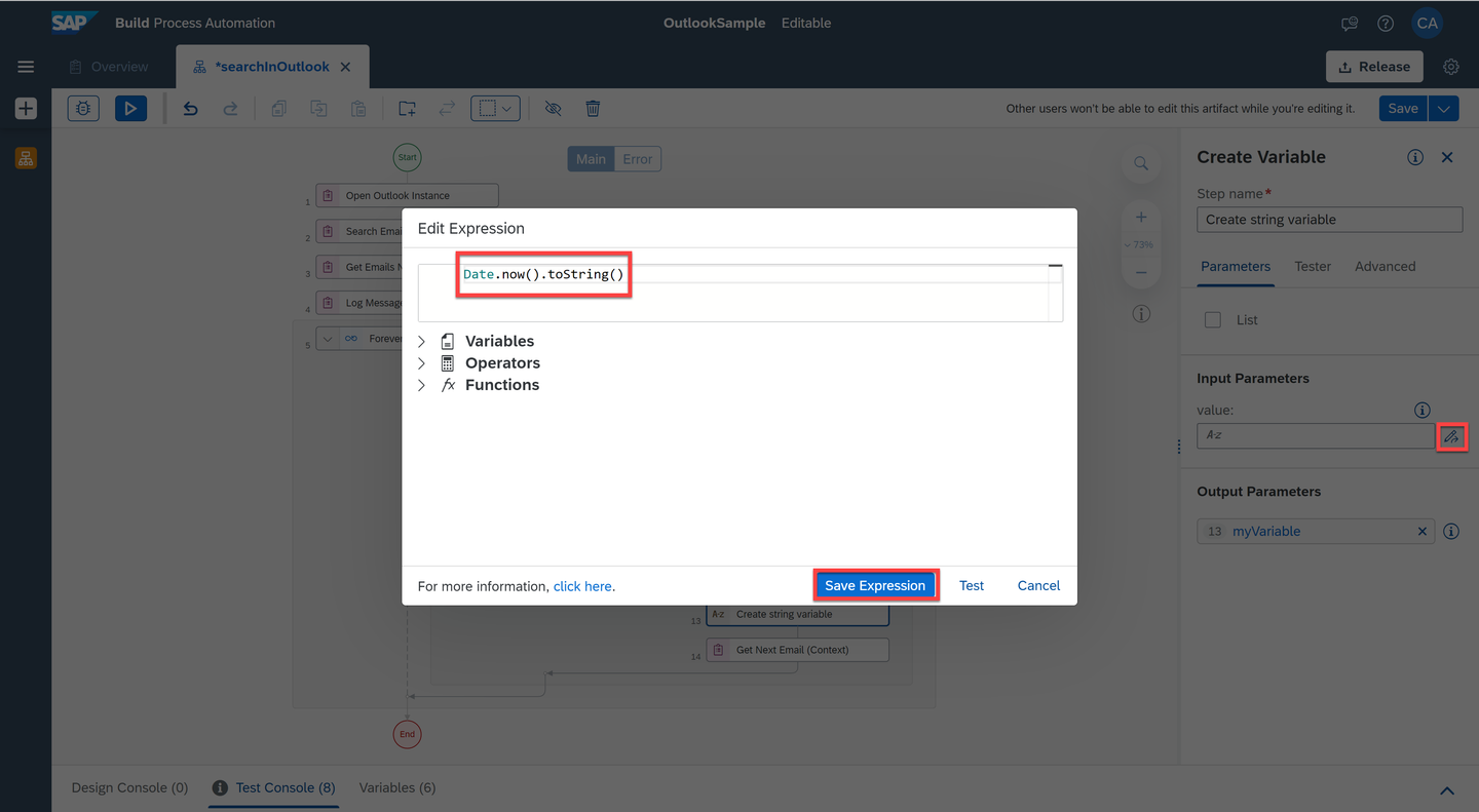 Assign TimeStamp to Variable Name