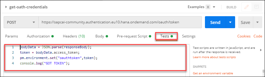 Test script