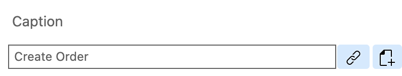 Action Bar Caption Set To Create Order