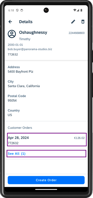 Android New Record Created Count Updated