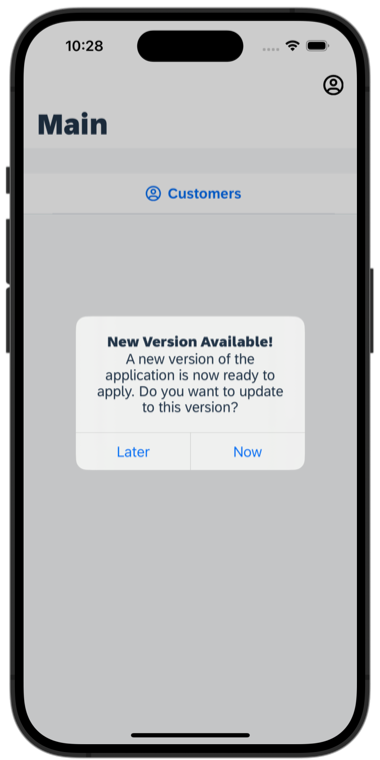iOS Check For Updates New Version Popup