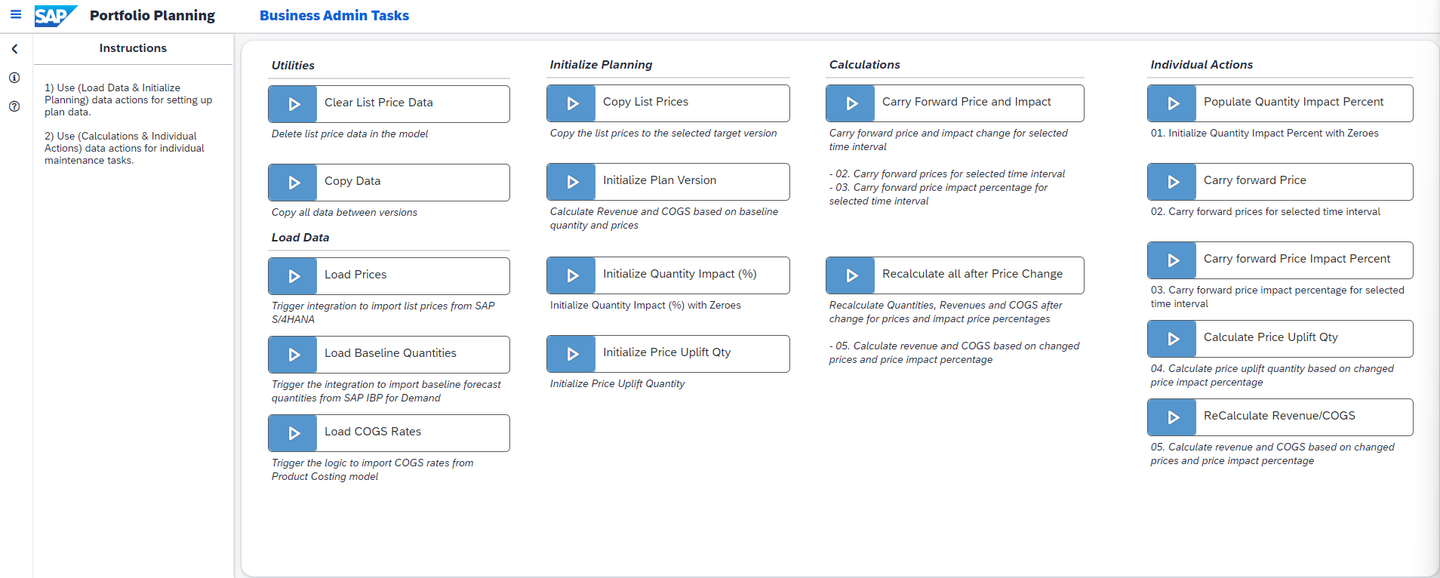 xp&A Commercial Planning Overview