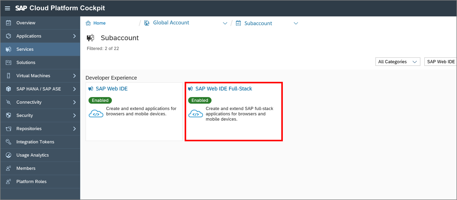 Connect SAP Web IDE with S/4HANA Cloud System | SAP Tutorials