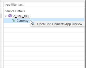 Preview Service Binding