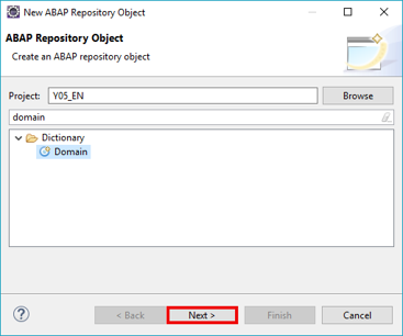 Create domain