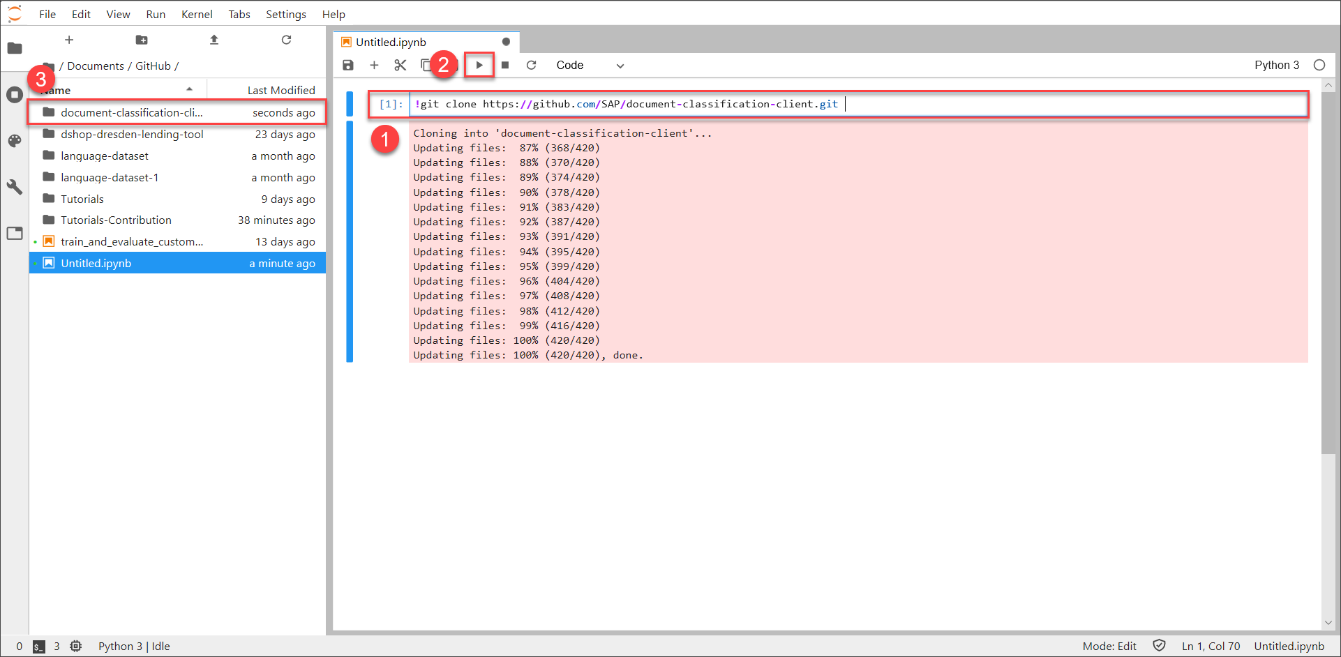 Clone Repository