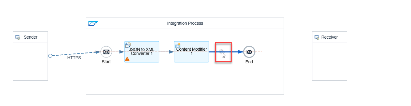 Connect request reply step