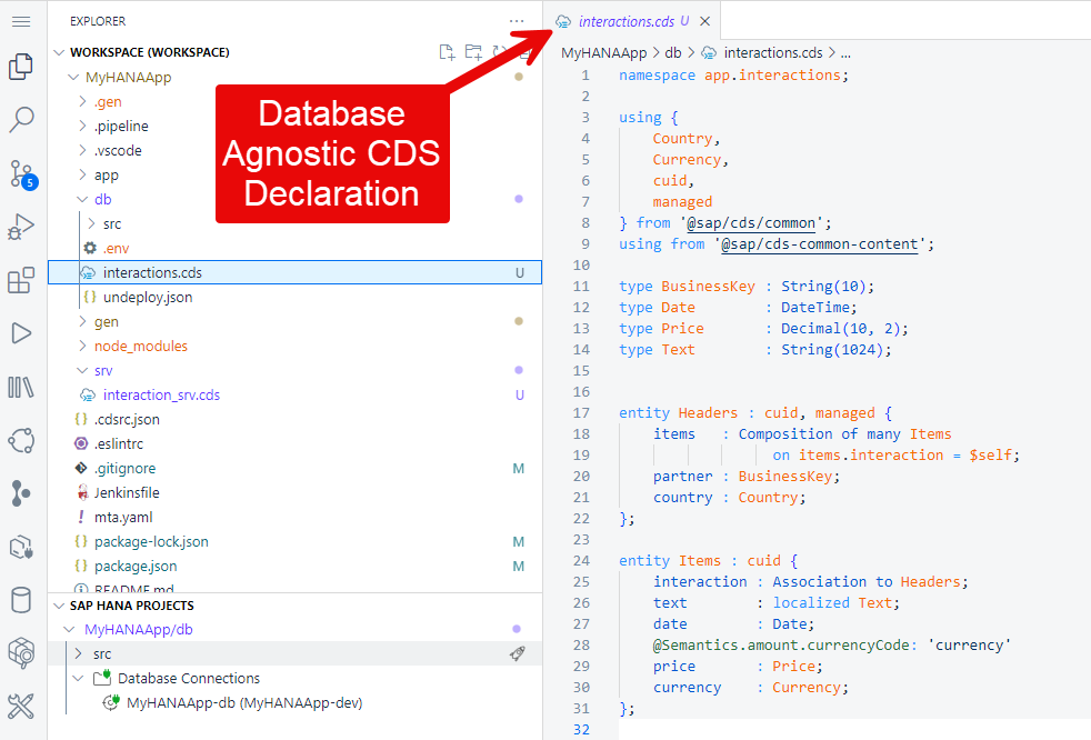 Build database module