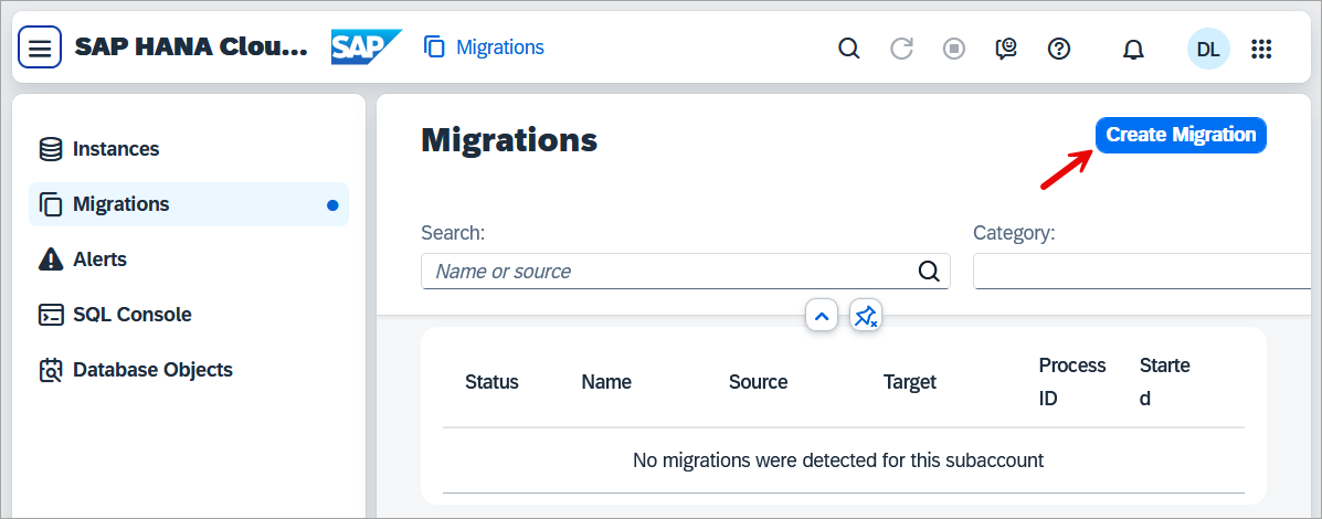 List of migrations