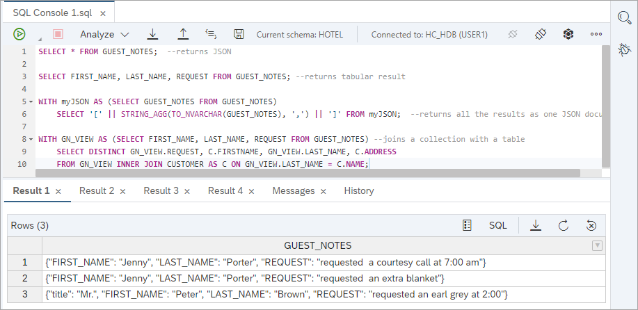 collection queries