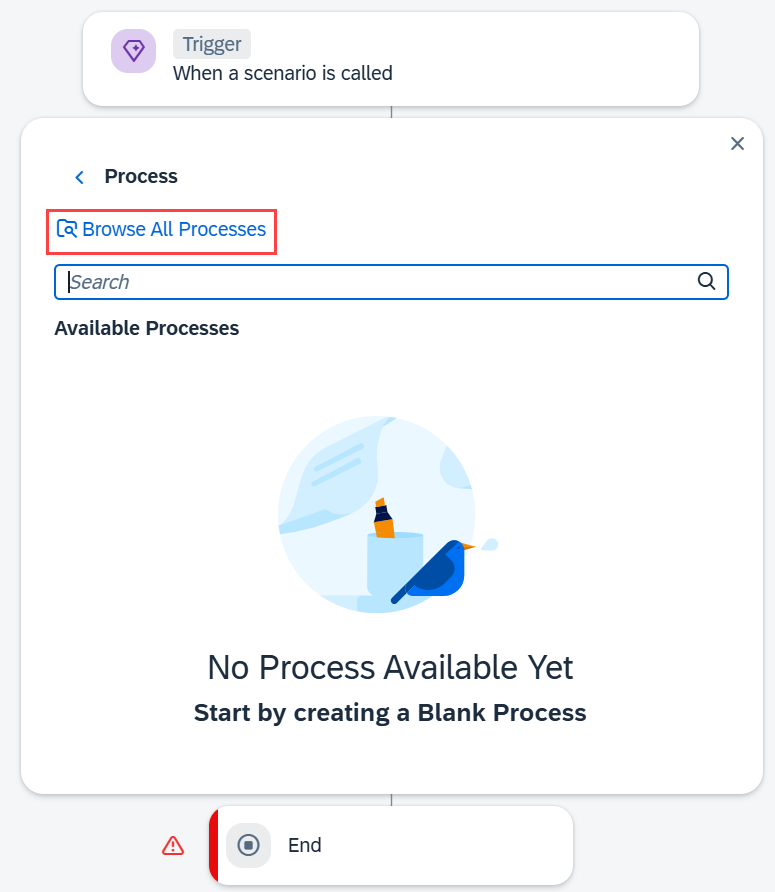 Joule Studio browse processes