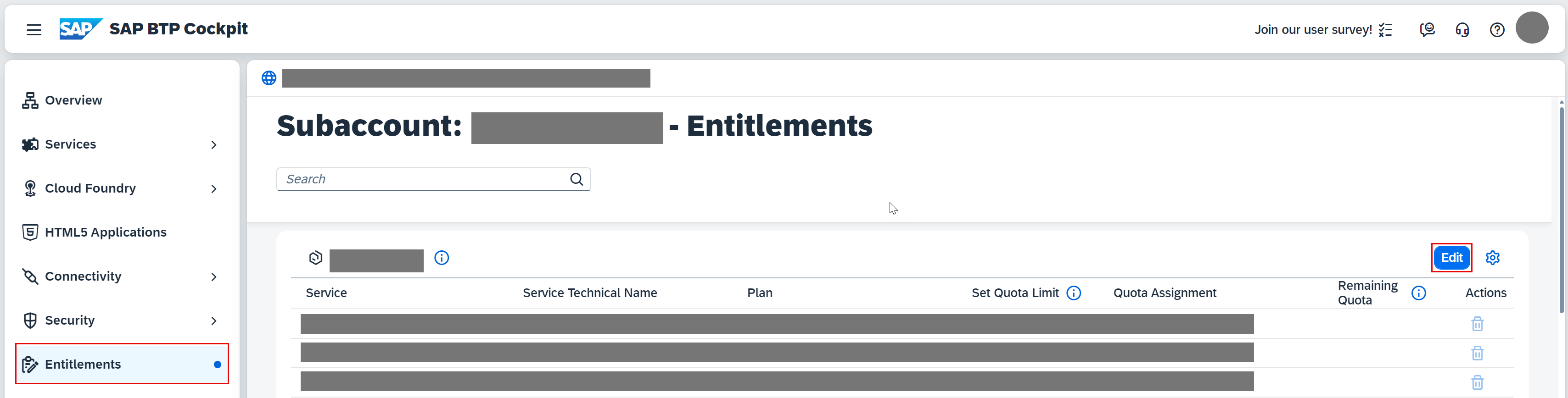 Configure entitlements