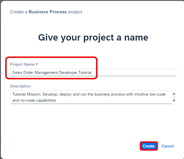 Create Project