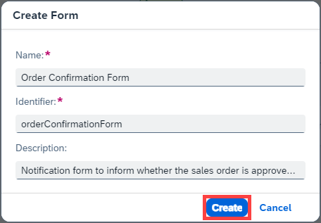 Create And Configure Forms | SAP Tutorials