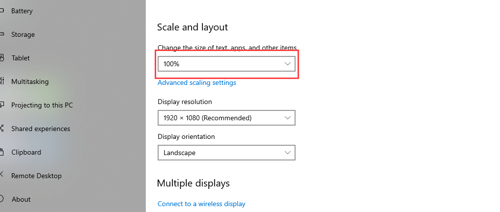 Display Settings