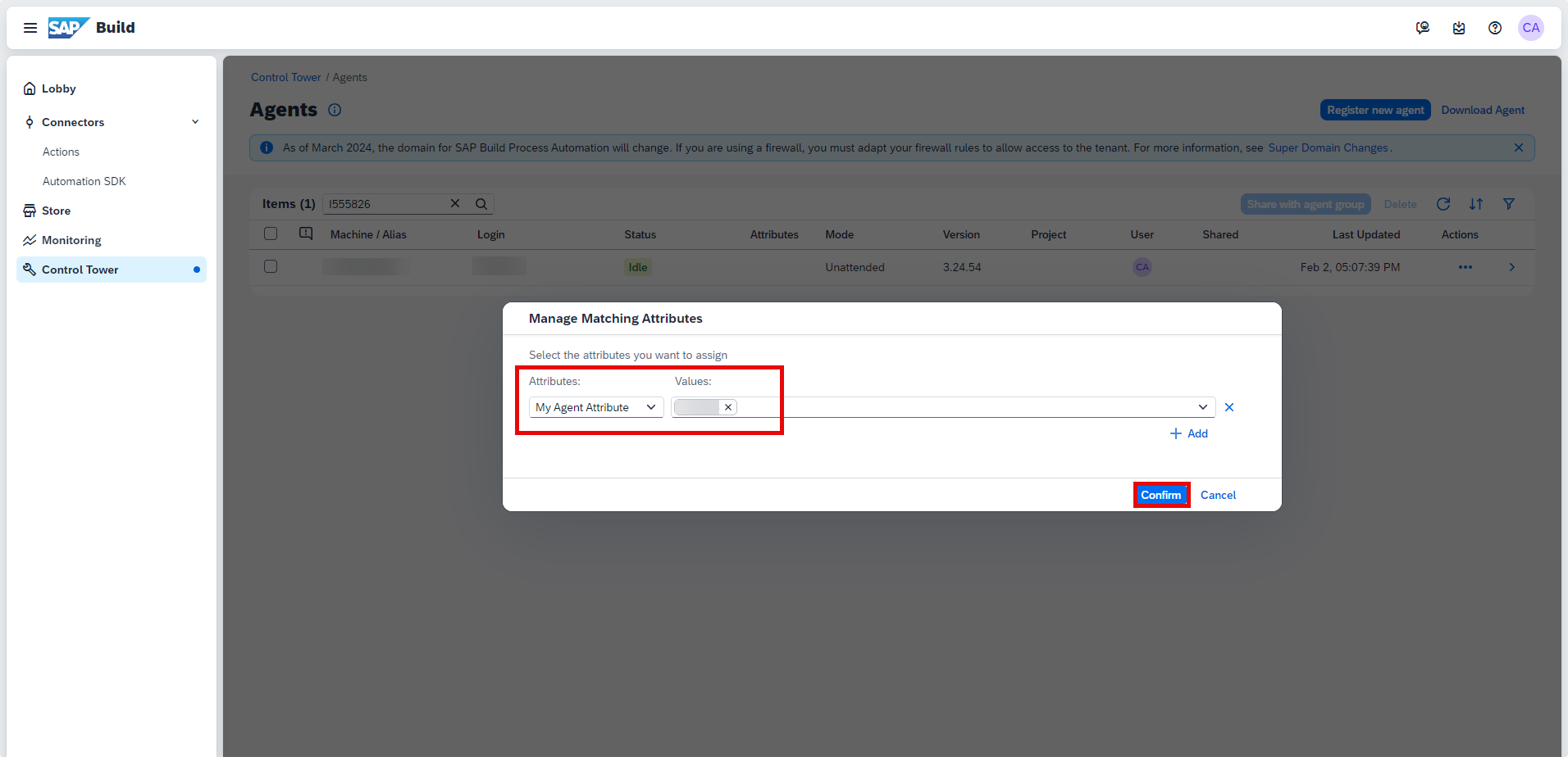 Settings Add Attribute