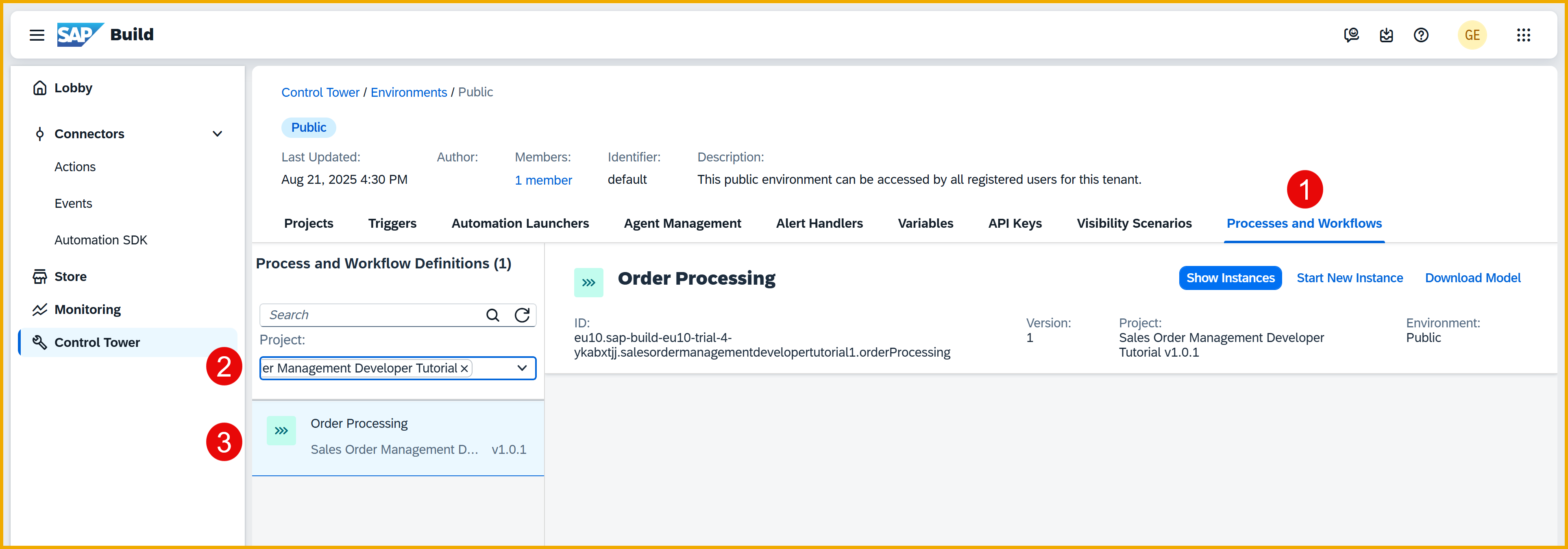 Find process